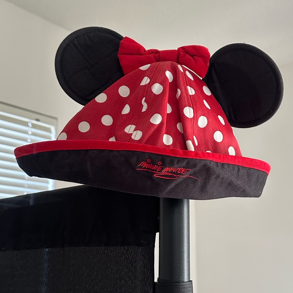 Kids Minnie Mouse Red Polka Dot Ear Hat